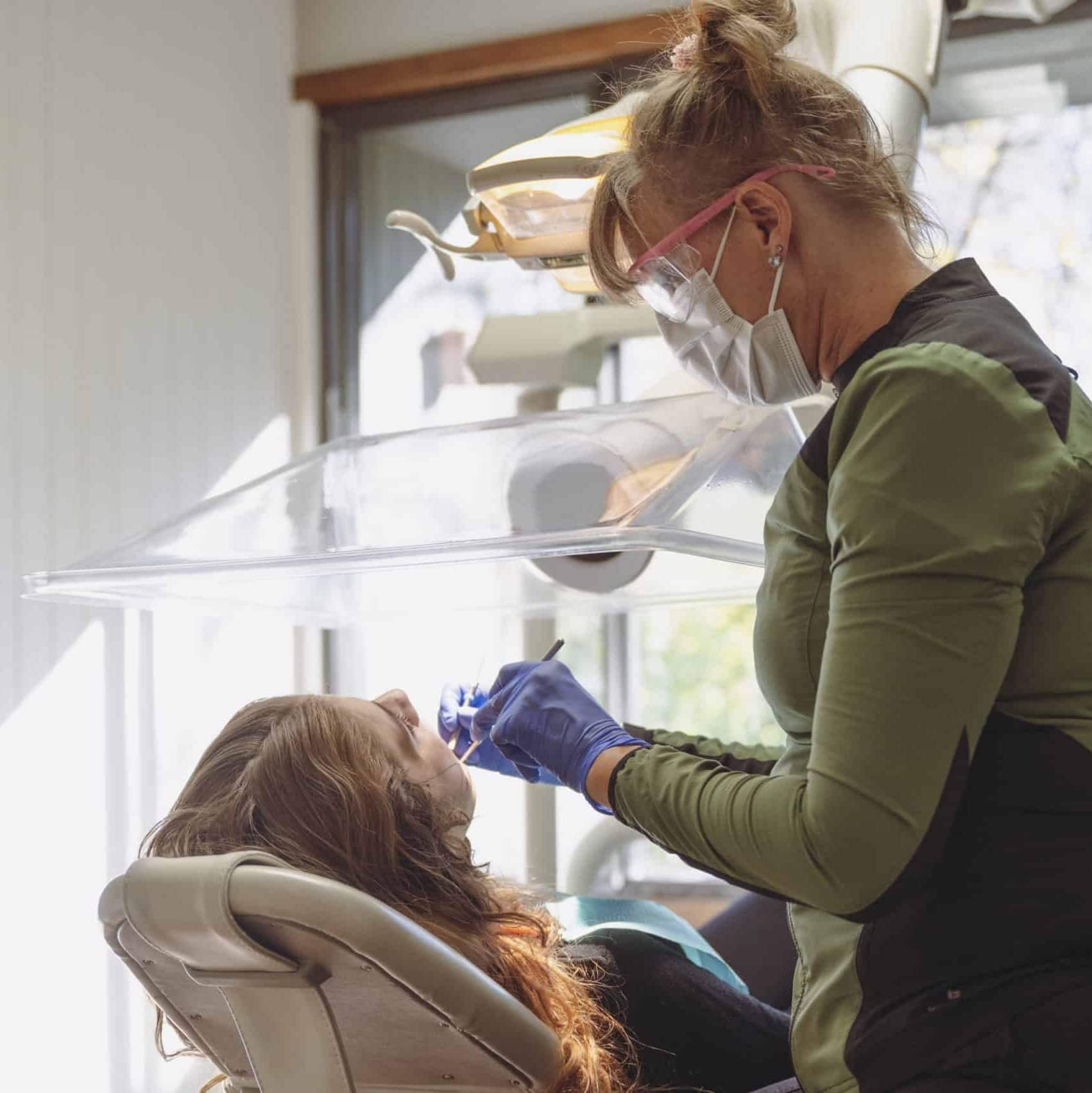 The Ventulus 300 series being used during a dental procedure